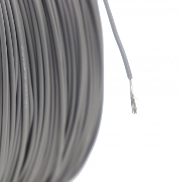 100m Cabo Flex. Auto Estanhado 0.50mm Cinza - Cód.10066