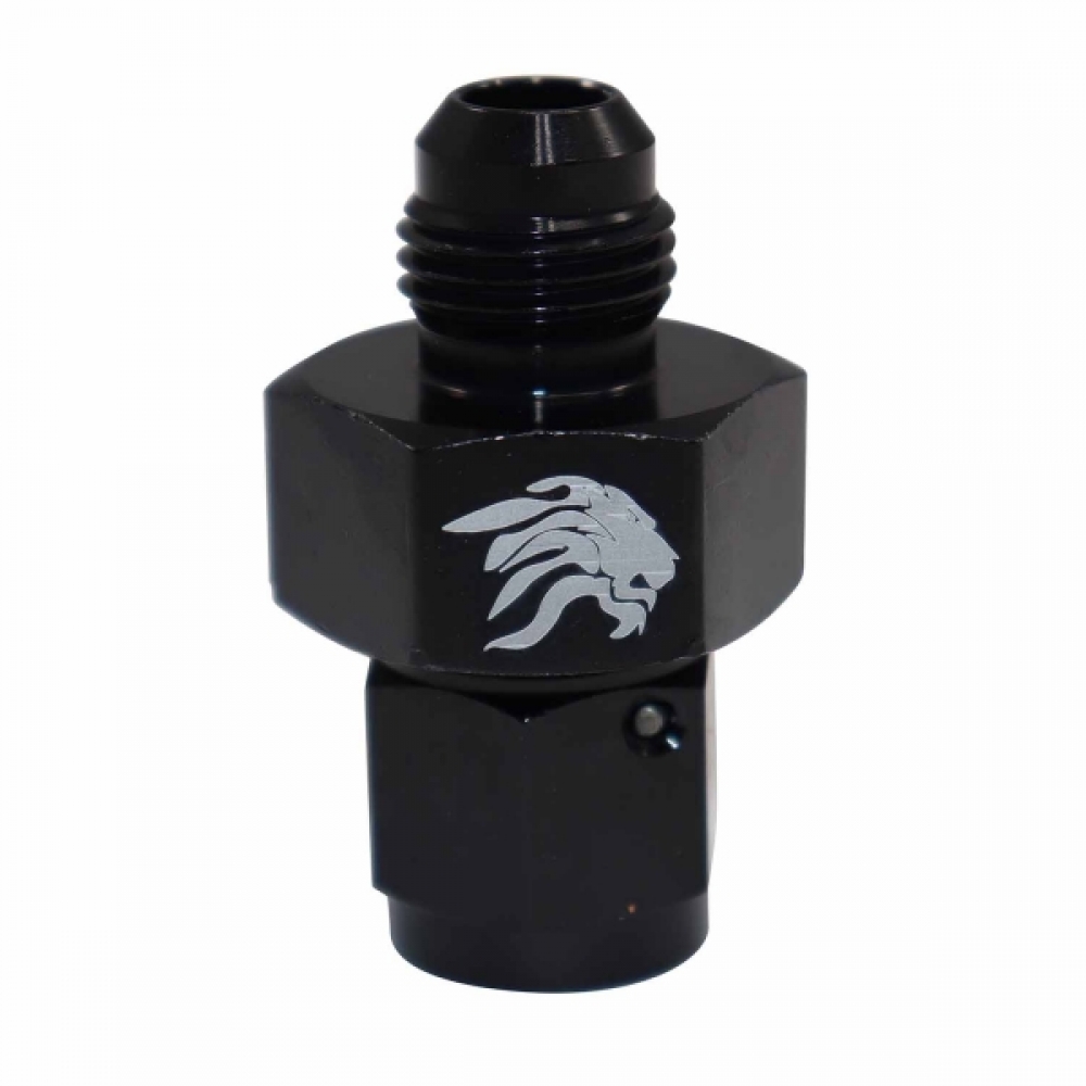 Adaptador 6AN x 6AN com Saída 1/8NPT All Black  - Cód.9454