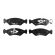 Pastilha Freio Diant. Jurid HQJ3002PA Ford Fiesta - Cód.3330