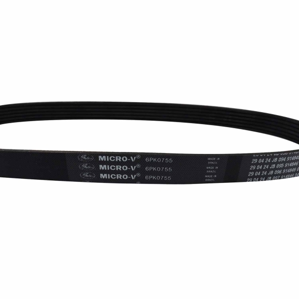 Correia Micro-V Gates 6PK0755 VW Gol, Fox, Polo - Cód.11730