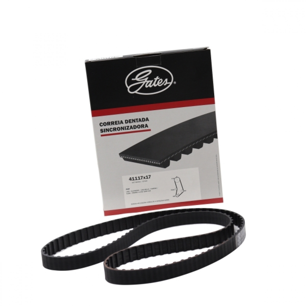 Correia Dentada Gates 41117X17 Fiat Uno, Fiorino - Cód.11040