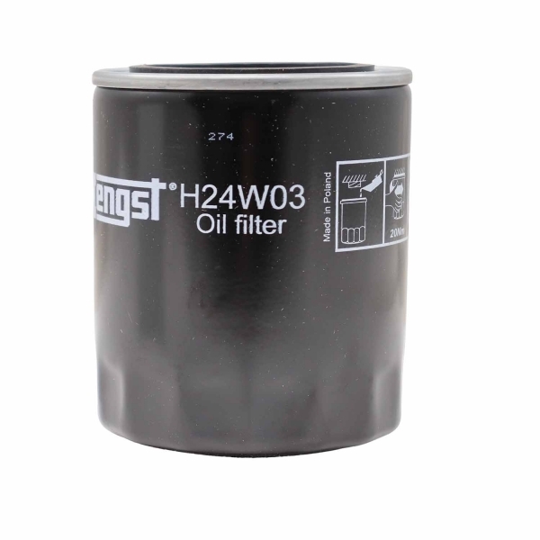 Filtro de Óleo Hengst H24W03 GM Blazer, S10 2.5 - Cód.12807