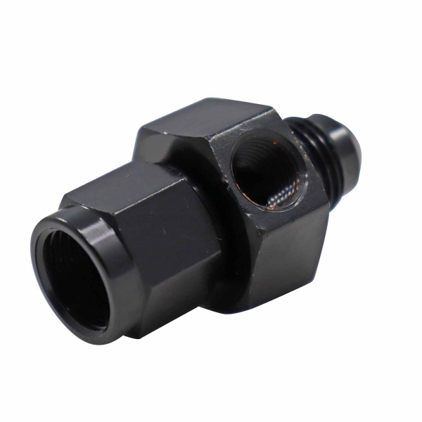 Adaptador 6AN x 6AN com Saída 1/8NPT All Black  - Cód.9454